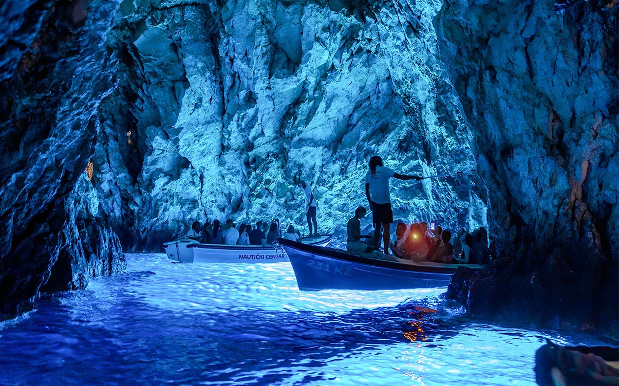 Blue Cave Exploration